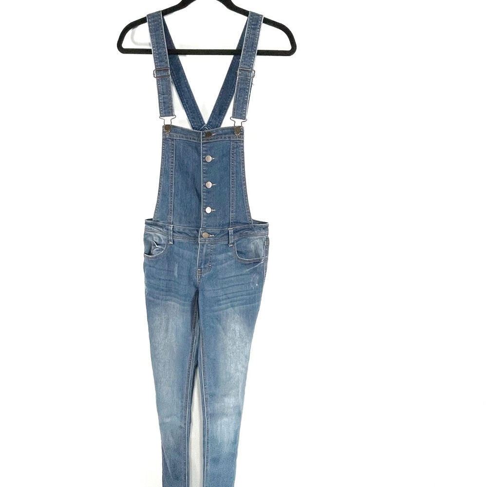 NWOT Fire Los Angeles Distressed Overalls